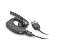 Voyager 5200 Casque Sans fil Crochets auriculaires Car/Home office Bluetooth Socle de chargement Noir