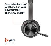 POLY Voyager Focus 2 Casque sans fil USB-A/C + stand Retail