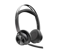 Poly Voyager Focus 2 - Micro-casque - sur-oreille - Bluetooth - sans fil - Suppresseur de bruit actif - USB-C via un adaptateur Bluetooth, USB-A via