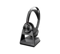 POLY Voyager Focus 2 Office Casque d'écoute filaire & sans fil Serre-tête Bureau/Centre d'appels USB Type-A Bluetooth Station de recharge Noir