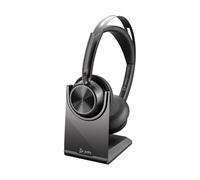 POLY Voyager Focus 2 USB-C-C Headset +USB-C/A Adapter +Charging Stand