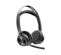 Poly Micro-casque supra-auriculaire Voyager Focus 2 Bluetooth Stéréo Noise Cancelling Noir