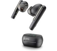 Poly Voyager Free 60+ - Écouteurs sans fil avec micro - intra-auriculaire - Bluetooth - Suppresseur de bruit actif - noir de charbon