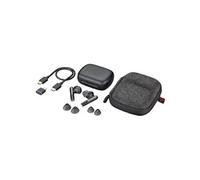 HP Poly Voyager Free 60 UC - Écouteurs sans fil avec micro - intra-auriculaire - Bluetooth - Suppresseur de bruit actif - USB-C via un adaptateur Bluetooth - noir de charbon - certifié Zoom