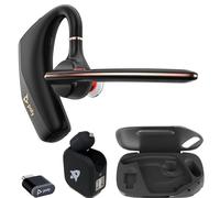 Poly Voyager Legend 50-M UC Casque Bluetooth avec étui de chargement, annulation du bruit alimentée par l'IA, 4 micros WindSmart, batterie de 10 heures, portée sans fil de 30 m, connectivité
