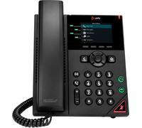 Poly VVX 250 4-Line IP Phone and PoE-enabled No localization 89B62AA#AC3