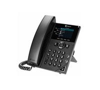 Poly VVX 250 - Téléphone VoIP - Capacité d'appel à 3 - SIP RTP SRTP SDP - 4 lignes - noirPOLY Téléphone IP VVX 250 à 4 lignes et