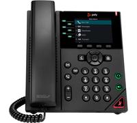 Poly VVX 350 6-Line IP Phone and PoE-enabled 89B68AA