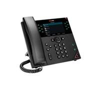 Poly VVX 450 - Téléphone VoIP - (conférence) à trois capacité d'appel - SRTP, SIP, SDP - 12 lignes - noir