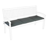 Poly180 Anthracite Coussin de banc 3P