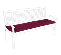 Poly180 Bordeaux Coussin de banc 3P