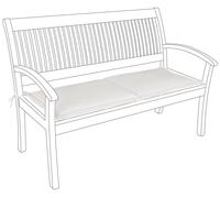 Poly180 Natural Coussin de banc 2P