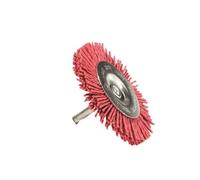 Tivoly Brosse circulaire Nylon Diam. 75 mm – Décapage du bois – Pour perceuse – Rouge