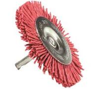 Polybrosse rouge circulaire pour bois TIVOLY, Diam.75 mm Rouge G
