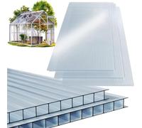 Polycarbonate MARK 6mm, 60,5x121x0,6cm, 10pcs, transparent