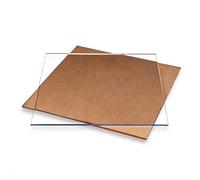 Polycarbonate Transparent de 8 mm, Plaque Acrylique Découpable, Plaque Plastique Transparent, pour Jardins, Aquariums, Fenêtres, Serres(35x35cm/14x14in)