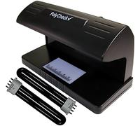 PolyCheck Détecteur de faux billets UV 2 en 1 avec 2 ampoules DuraBulb de rechange