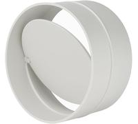 Polychlorure de vinyle 100mm Non Retour Tuyau Lien PVC Blanc Rond Grille