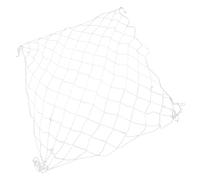 Polyester Filet de Protection blanc 240x240x0,5cm pour Conteneur | Maille Robuste, Couverture Polyvalente, Installation Facile, Stabilité Sécurisée des Charges, pour Ports et Logistique