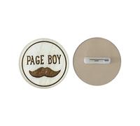 polyester Lapel Pins pour organismes broches imprimées en bois de dinosaure, cadeaux pour enfants à porter à la maternelle Cancer Du Sein (F, One Size)