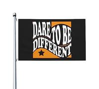 Polyester Pirate Drapeaux 90X150Cm Osez Être Différent Drapeaux L’Extérieur Drapeau Personnalisé Pour Cadeau De Noë, Festival, Terrasse