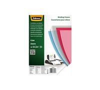 Fellowes Couvertures de reliure PET A4 180 microns Transparent - Boîte 100 (5384601)
