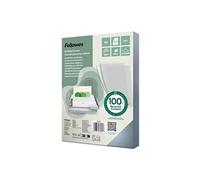 Fellowes Lot de 100 couvertures transparentes en polyéthylène pour documents A4 - Épaisseur 150 microns - Utilisables dans des classeurs à spirale ou à peigne