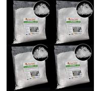 Polyfibre by Tecno Prodist, fibres pour béton, mortier ou platre, polypropylène (PP) - Renfort et résistance, éviter la fissuration - Rapide et dispersion homogène du mélange (4 sacs 500 g x 12 mm)