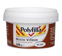 POLYFILLA Mastic de remplissage POLYF MAST VITR BLAN.500G 1401 Aluminium Blanc Casual Intérieur