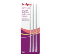 Artemio Set de 3 poinçons de finition Métal Argent 8,3 x 0,7 x 23,7 cm