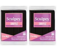 Polyform Sculpey Clay Souffle 48 GR-Poppy Seed (Lot de 2)