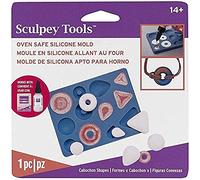 Polyform Sculpey Moule à cabochon en Silicone Vert