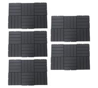 PolyGen 30Pcs Interlocking Drainage Tile with Quick Connect Design for Indoor and Outdoor Spaces, Durable Outdoor Floor Tiles with Airflow Grid, 12x12 inch