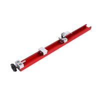PolyGen Adjustable Circular Saw Guide Rail 360mm / 14.17in Aluminum Alloy with Stable Locking Mechanism for Machines Under 300mm, Cutting Machine Base Guide