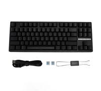 PolyGen Bluetooth Gaming Keyboard with Hot Swappable Blue Switches, 3000mAh Capacity, 87 Key TKL Layout with RGB for/HarmonyOS PC Gaming