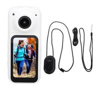 PolyGen Caméra magnétique avec contrôle par Application WiFi, Temps d'enregistrement de 180 Minutes, caméra vidéo 2,7K avec Objectif 180°, Prend en Charge la Carte 128G pour Un (Blanche)