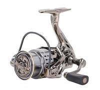 PolyGen Durable Sea Fishing Reel with Interchangeable Rocker Arm and Chamfer Spool for Saltwater and Freshwater Use for Extended Casting Performance with Metal Construction (3000S)