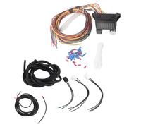 PolyGen Faisceau de fusibles polyvalent 12 V 8 circuits, kit complet de faisceau de fusibles avec fils étiquetés pour les projets automobiles, y compris les voitures musculaires