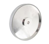 PolyGen Flat Diamond Grinding Wheel 8 Inch Size, 180 Grit with 5/8 Inch Spindle Hole, 1 Inch Wide Electroplated Sanding Wheel for Bench Grinder Sharpening