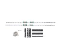 PolyGen High Carbon Steel Linear Rail 2 Pcs Y Axes Guide Rail with Slide Blocks for Neptune 3 Maximum / 4 Maximum 3D Printer Low Friction Movement