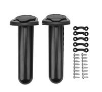 PolyGen Lot de 2 Supports de Canne à pêche pour Bateau avec tête coudée à 30 degrés pour Un réglage Rapide, Support de Canne à pêche pour Kayak pour Une Utilisation Mains Libres,