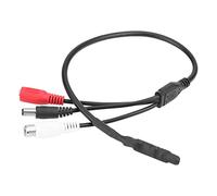 PolyGen Micro haute sensibilité avec préampli intégré pour un audio haute fidélité, un microphone de vidéosurveillance professionnel pour entrée DVR AV, mini microphone pour la