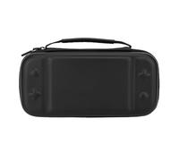 PolyGen Organiseur de Jeu en Cuir PU avec Coque extérieure Rigide et 10 emplacements pour Cartouches Plus Pochette en, étui de Transport pour 2 pour Console Portable de Voyage (Negra)