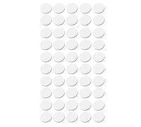 PolyGen Pieds insonorisants avec adhésif double face pour réduction de résonance, paquet de 50 coussinets d'isolation de haut-parleur 50 mm x 3 mm pour équipement audio