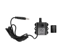 PolyGen Pompe à eau compacte sans balais avec indicateur LED et mémoire de mise hors tension pour systèmes de refroidissement par eau d'ordinateur, faible élévation de