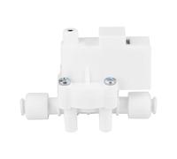 PolyGen Pompe à filtre à eau avec interrupteur haute pression DC 24 V avec connexion rapide de 6,35 mm, système de purificateur d'eau RO pour fonction normalement fermée de 0,25