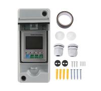 PolyGen Smart Circuit Breaker with Distribution Box Miniature Single Phase Din Rail Mount Automatic Reclosing Over Under Voltage Protector Energy Meter