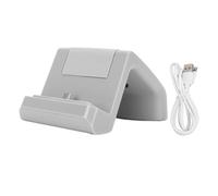 PolyGen Support de chargeur pour Switch Lite avec bande lumineuse LED, conception de station d'accueil robuste et station de chargement pratique pour Switch Lite pour écran de (Grise)