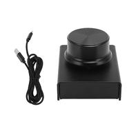 PolyGen Télécommande de Volume avec USB Plug and Play, Construction en métal, Bouton de contrôle du Volume USB avec One Touch Mute pour et Audio de Bureau OS X