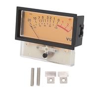 PolyGen VU Panel Meter avec rétroéclairage 12 V, cadran pointeur haute précision, en-tête de niveau DB audio pour équipement audio et consoles d'enregistrement DIY (1000UA 50Ω)